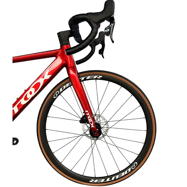 Bicicleta Ruta Rojo/Negra En Aluminio Quetzal Ltwoo 2x11