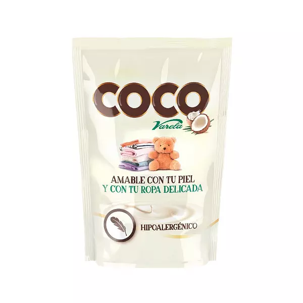 Detergente Liquido Coco Varela Amable con Tu Piel y Ropa Del