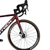 Bicicleta Ruta Vino Tinto/Gris En Aluminio Quetzal Ltwoo2x11
