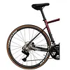 Bicicleta Ruta Vino Tinto/Gris En Aluminio Quetzal Ltwoo2x11