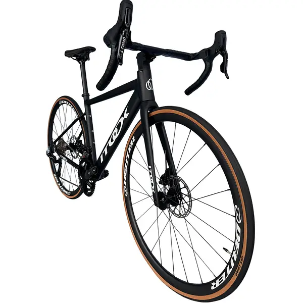 Bicicleta Ruta Negra En Aluminio Quetzal Grupo Ltwoo 2x11