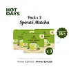 Pack X3 Spiruté Purificante Con Té Matcha