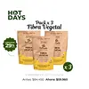 Pack X3 Fibra Vegetal Con Probióticos Y Prebióticos