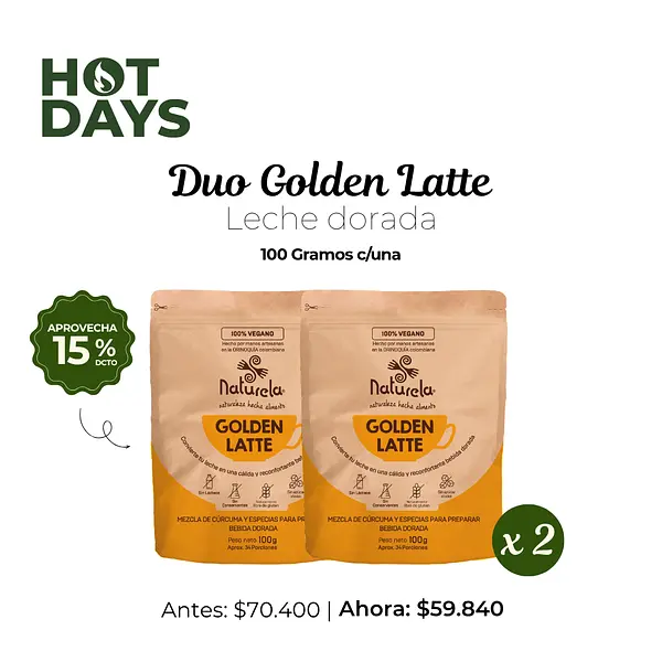 Duo Golden Latte / Leche Dorada
