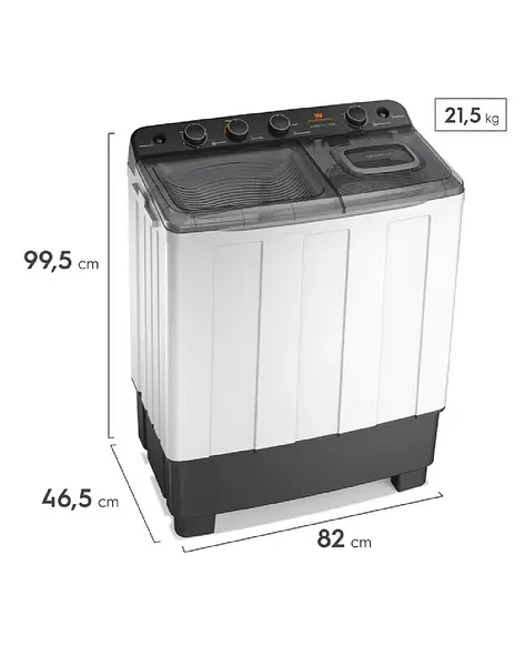 Lavadora White Westing-House Electrolux 12 Kg Semiautomatica