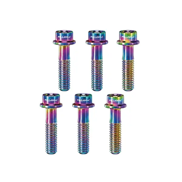 Set De Tornillos De Aleación Titanio Para Potencia/Color Tornasol