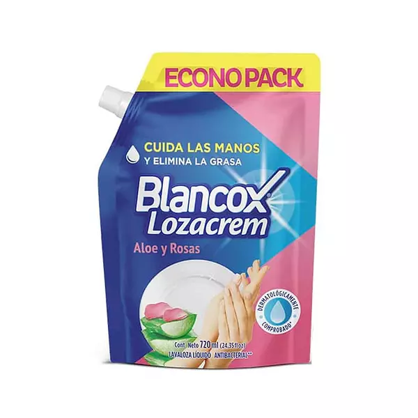 Lozacrem Blancox Aloe y Rosas Econopack Antibacterial