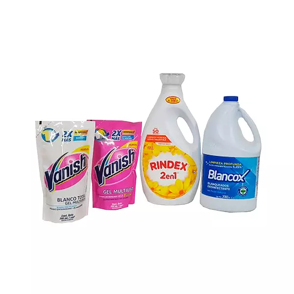 Rindex Liq Flores para Mis Amores 2 L + Blancox 2l + Vanish