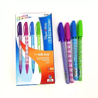 Bolígrafo Kilométrico Colores Surtidos con Tapa Wraps