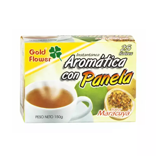 Aromática con Panela Maracuya Gold Flower
