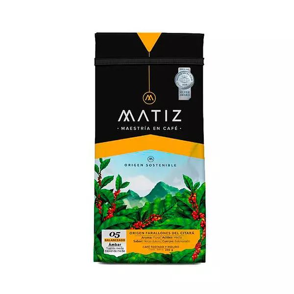 Café Matiz de Origen Sostenible Ámbar Tostión Media Molienda Media
