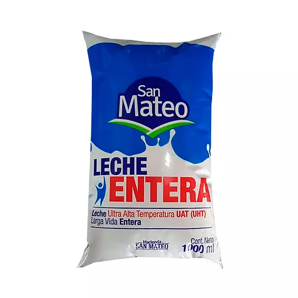 Leche Entera San Mateo Larga Vida