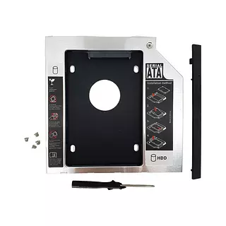Caddy Adaptador Segundo Disco Duro Sata Ssd Cd Dvd 9,5mm