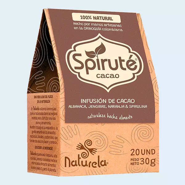 Té Spiruté Cacao Naturela 30 Bolsas