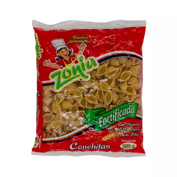 Pasta Zonia Conchitas