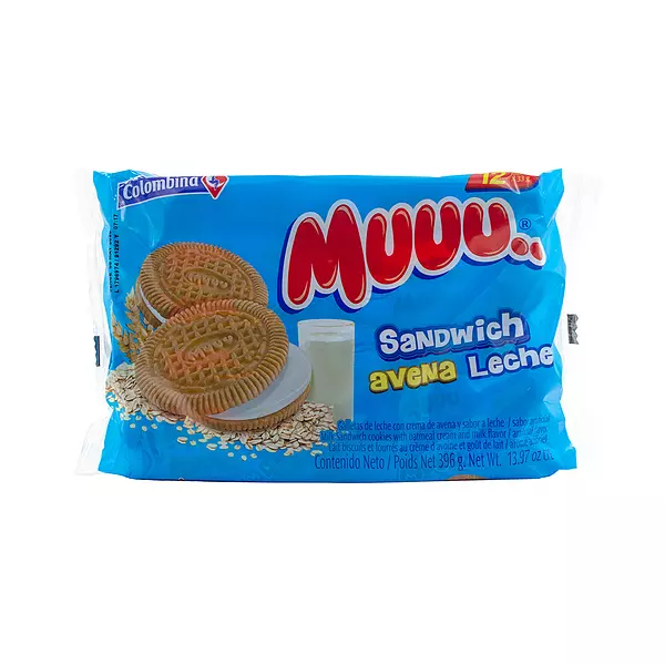 Galletas de Leche Muuu Sándwich Avena Leche