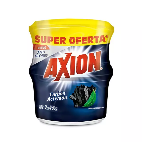 Lavaloza Crema Axion Anti Olores Carbón Activado Oferta x 2