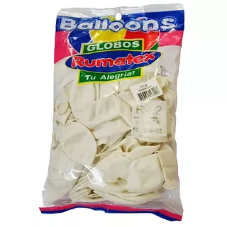 Globo R-12x50 Blanco Rumatex