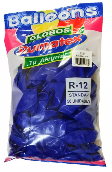 Globo R-12x50 Azul Oscuro Rumatex