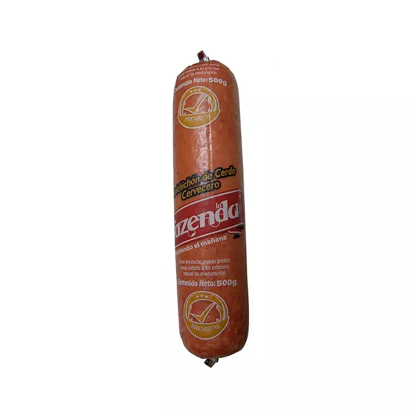 Salchichon de Cerdo Cervecero La Fazenda