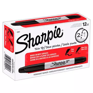 Marcador Sharpie Twin Stdo Doble C/Micropunta
