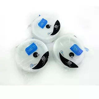 Plato de Icopor de 15.5cm X20 Unidades.