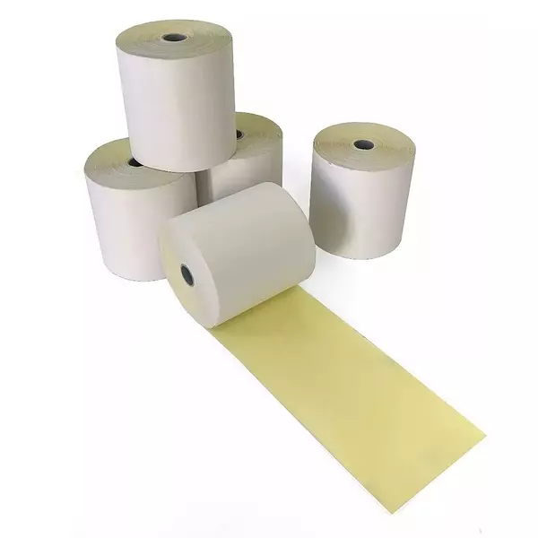 Rollo Quimico 76x30 Copia Amarilla - Blanco