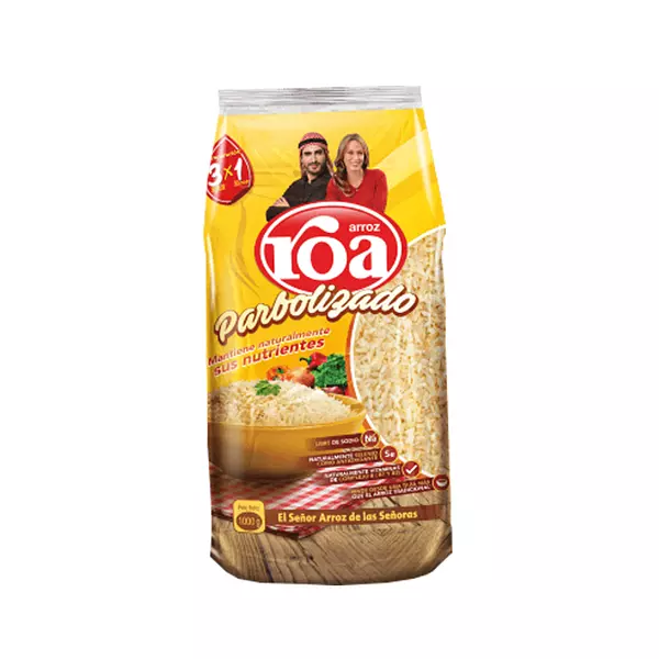 Arroz Roa Parbolizado con Vitaminas B1 y B3