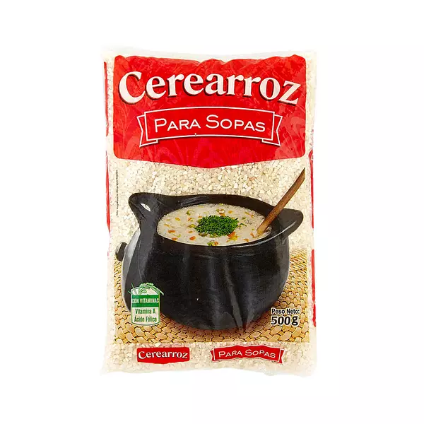 Arroz Cerearroz para Sopas con Vitamina A y Ácido Fólico