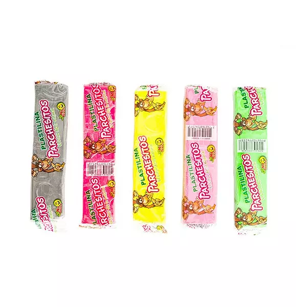 Plastilina Parchesitos Barra 65 Gms/32 Cc