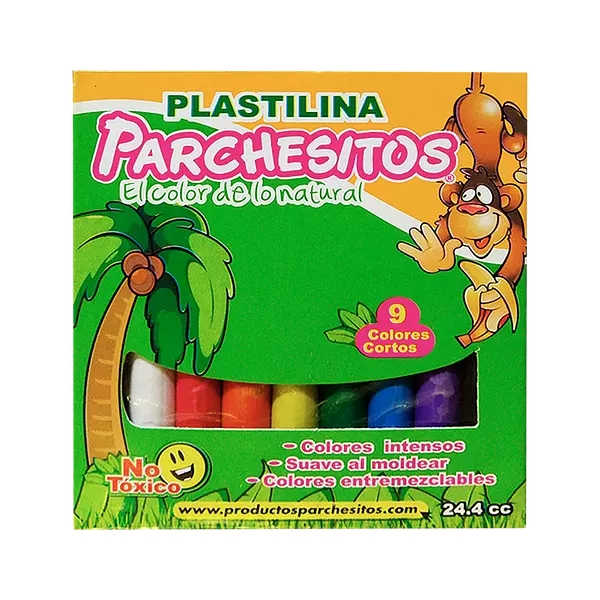 Plastilina Parchesitos X9 Corta