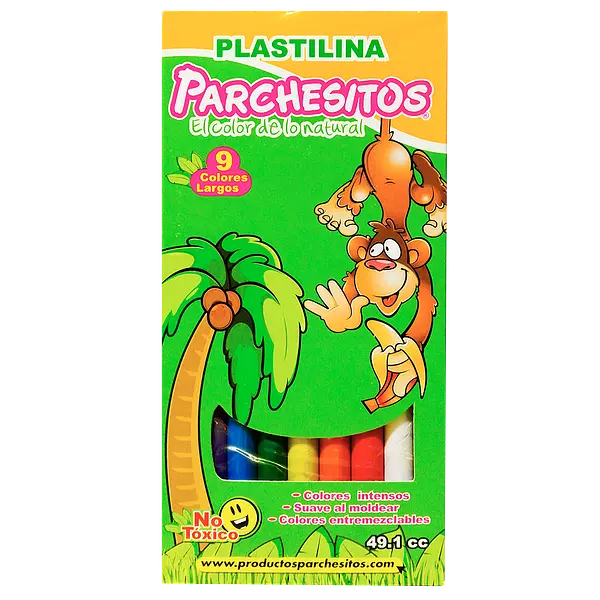 Plastilina Parchesitos X9 Larga