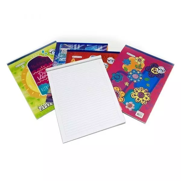 Block Carta Rayado X70h