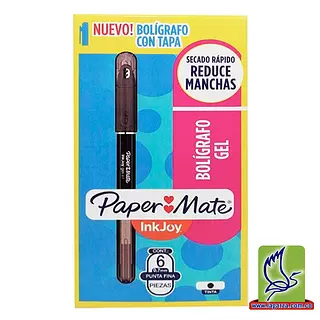 Boligrafo Gel 400st Inkjoy 0.7 Tapa Stdo