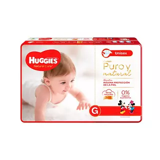 Pañales Huggies Natural Care Etapa 3/G x 38 Unidades