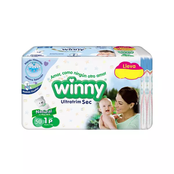 Pañales Winny Etapa 1/P x 50 Unidades