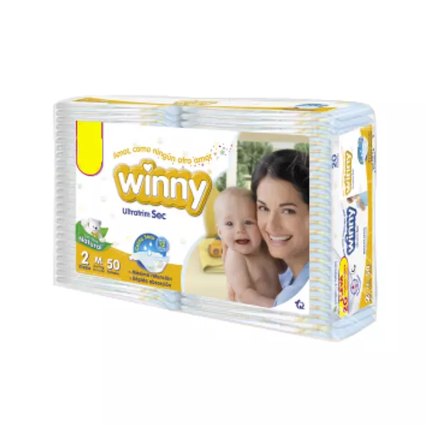 Pañales Winny Etapa 2/M x 50 Unidades