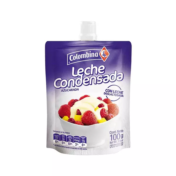 Leche Condensada Colombina con Leche Deslactosada