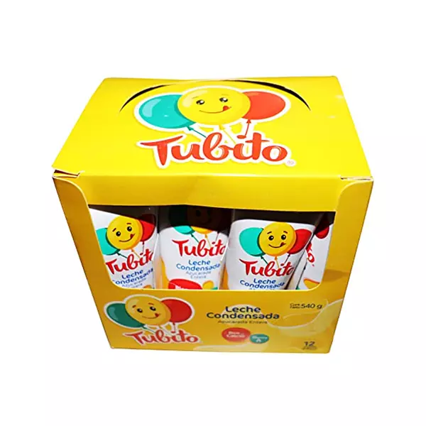 Caja de Leche Condensada Tubito 12 Unid x 45 Gr C/U