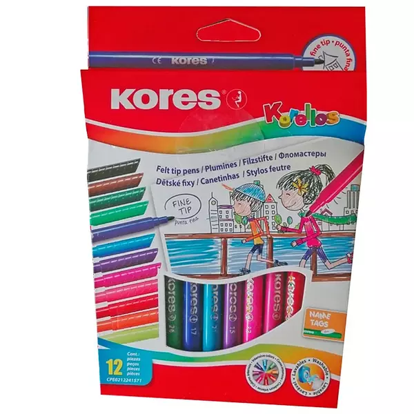 Plumón Kores Korellos X12 Ref 29013
