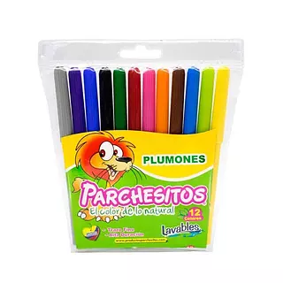 Plumón Parchesitos X12