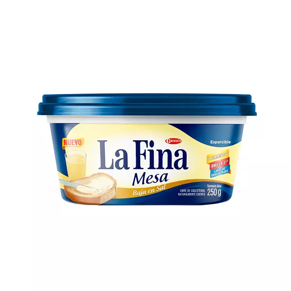Margarina La Fina Mesa Baja Sal Esparcible