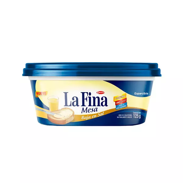Margarina La Fina Mesa Baja Sal Esparcible