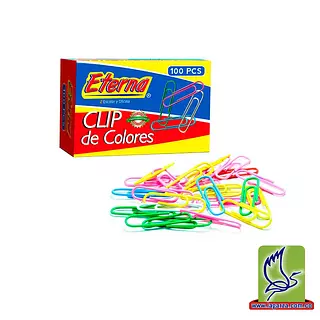 Gancho Clip Colores x 100 Eterna
