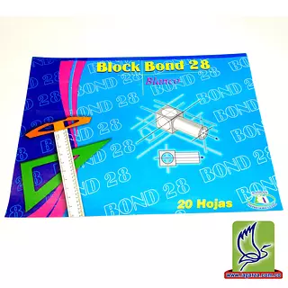 Block Base Bond 28 1/4 Sin Formato Blanco