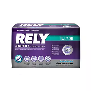 Pañales Rely Advanced Talla L