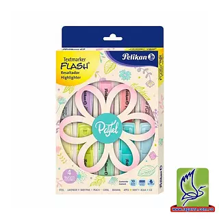 Resaltadores Pelikan Flash Pastel X 10 Unidades