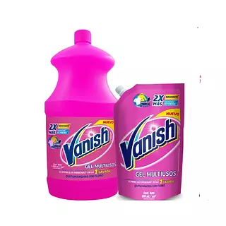 Promoción Quitamanchas Vanish Rosa 1800 Ml + 800 Ml