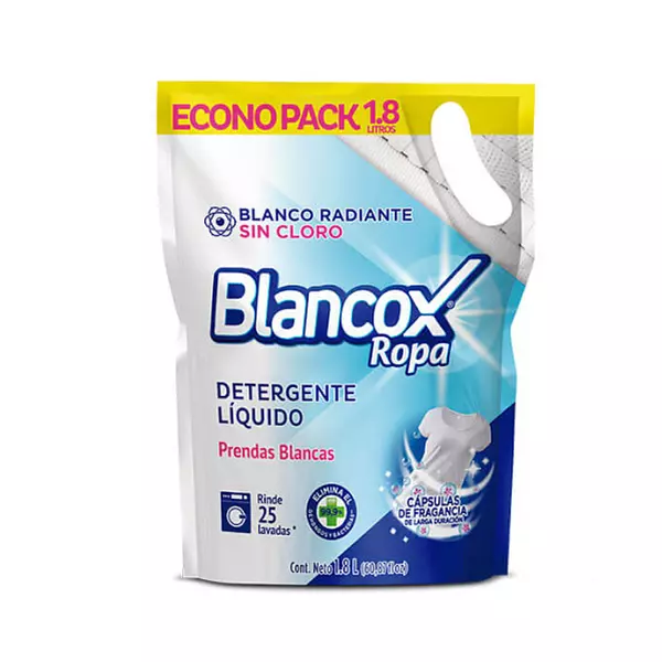 Detergente Líquido Blancox Ropa Blanca