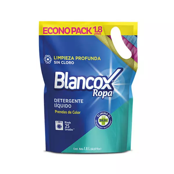 Detergente Líquido Blancox Ropa Color